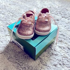 KEDS X KATE SPADE Champion glitter sneaker baby girl size 4
